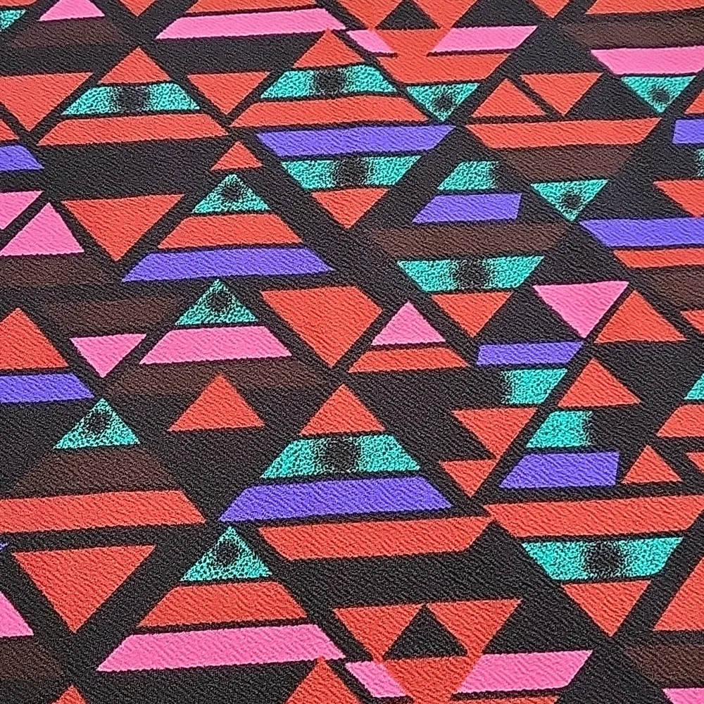 LuLaRoe Cassie Small Skirt New Black Red Purple Green Pink Geometric - Picture 2 of 4